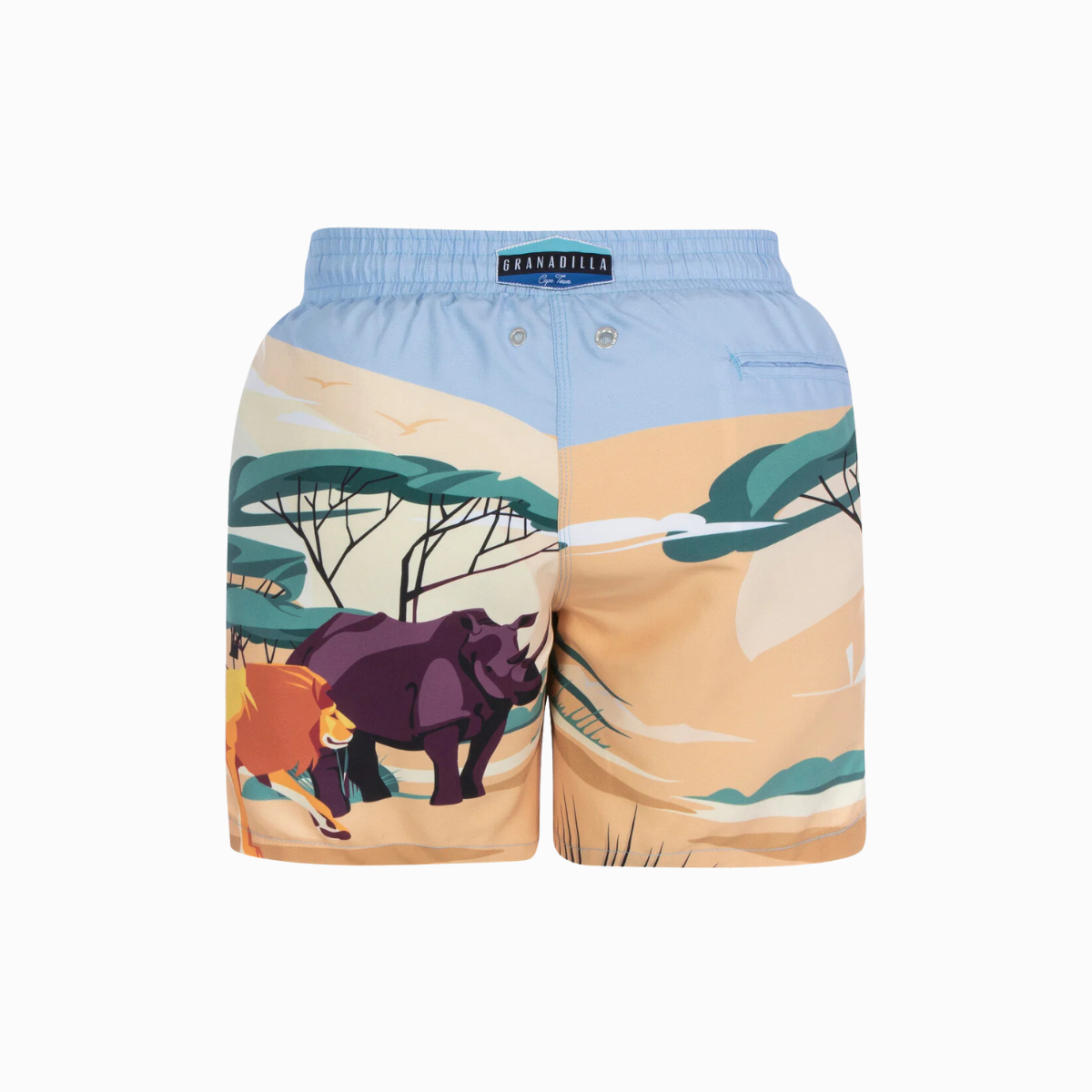 Mid-length Swim Shorts | Big Five / Blue