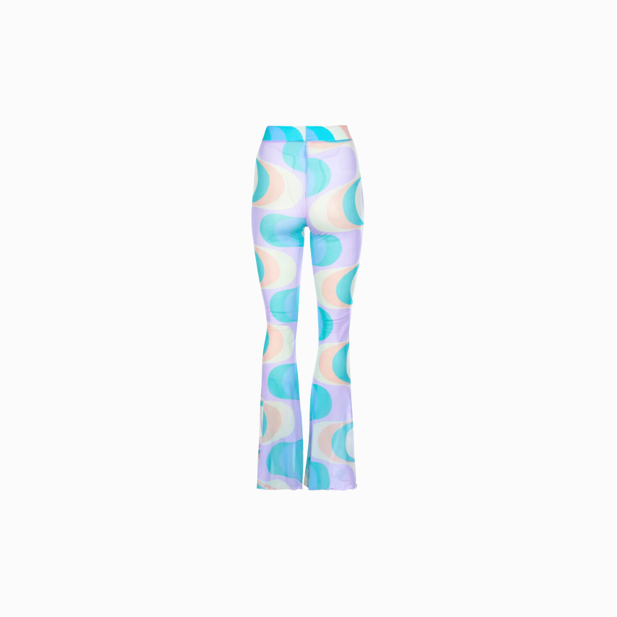 Mesh Flare Pants | Candy Waves