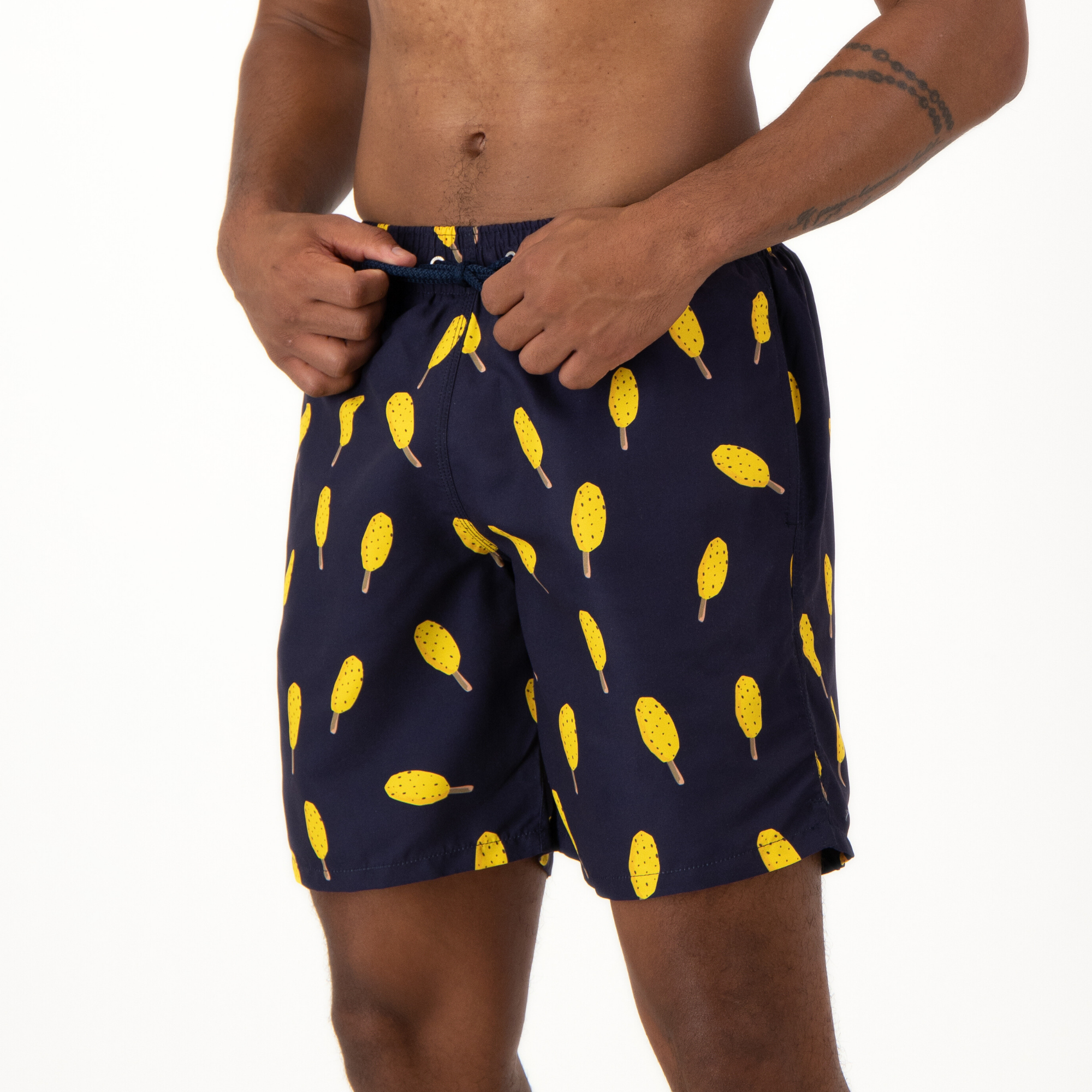 Long Swim Shorts | Navy Lolly