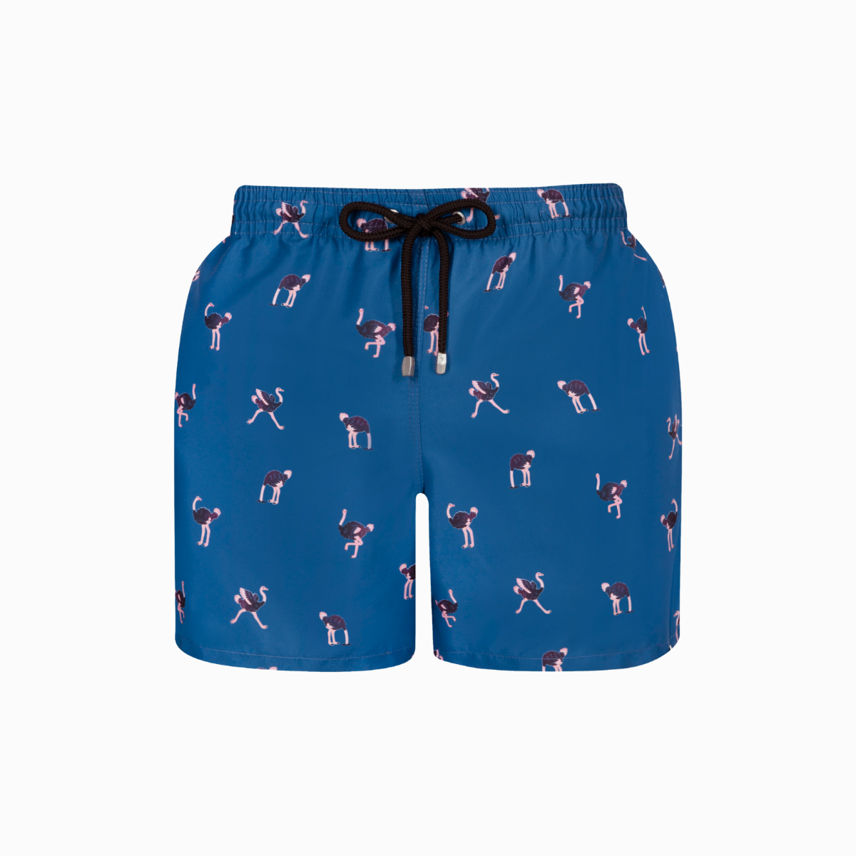 Mid-length Swim Shorts | Ostrich / Blue