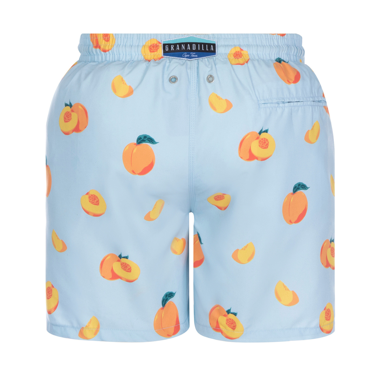 Mid-length Swim Shorts | Peaches / Baby Blue