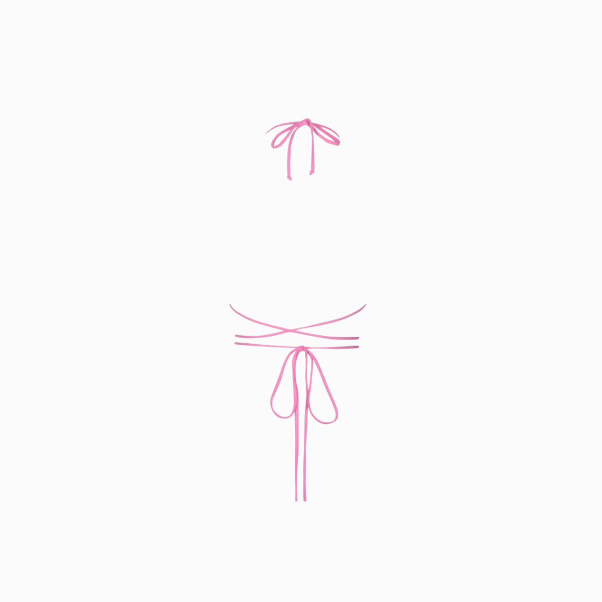 Strappy Bikini Top | Pink