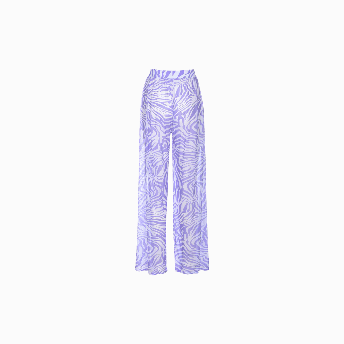 Mesh Wide Leg Pants | Zebra Lilac