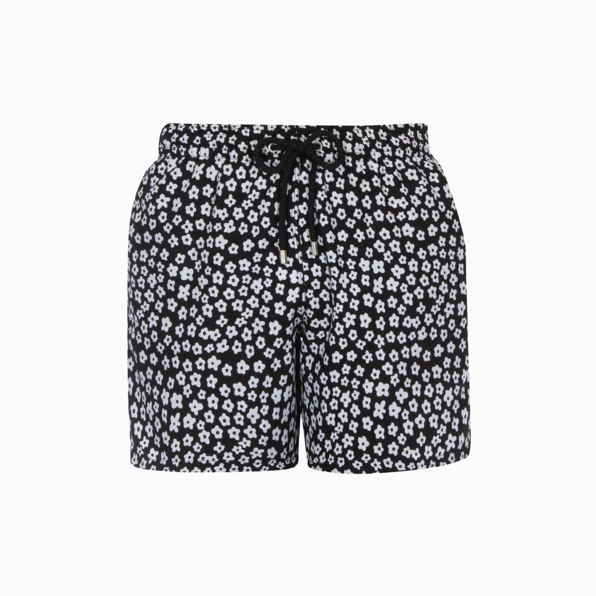 Mid-length Swim Shorts | Baby Daisy / Black