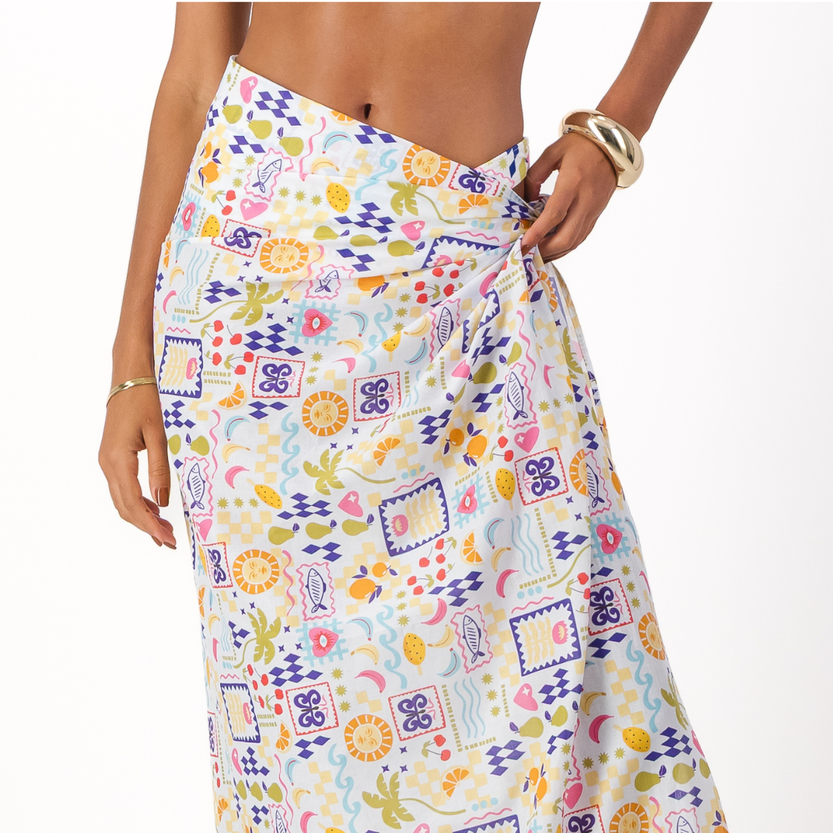 Womens Long Sarong | Dolce Vita / Multi