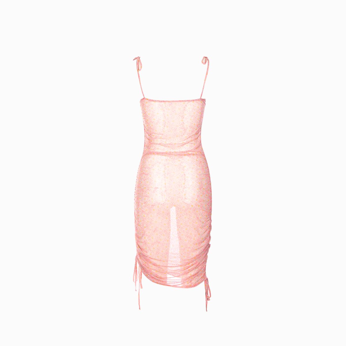 Mesh Ruched Dress | Daisies