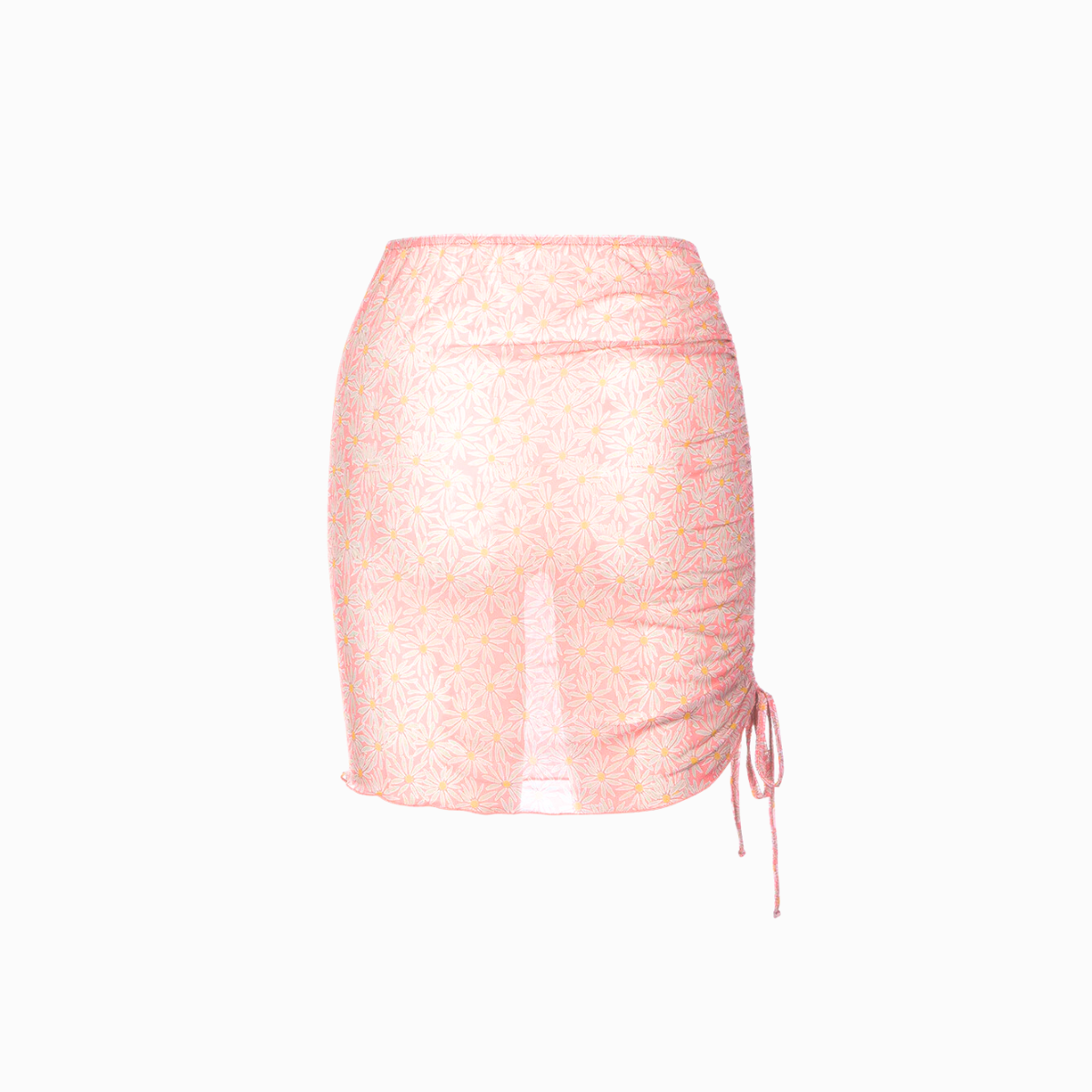 Mesh Ruched Skirt | Daisies