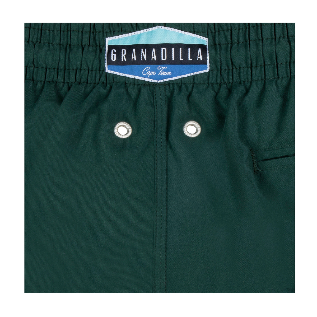 Mid-Length | Plain Embroidery  / Green