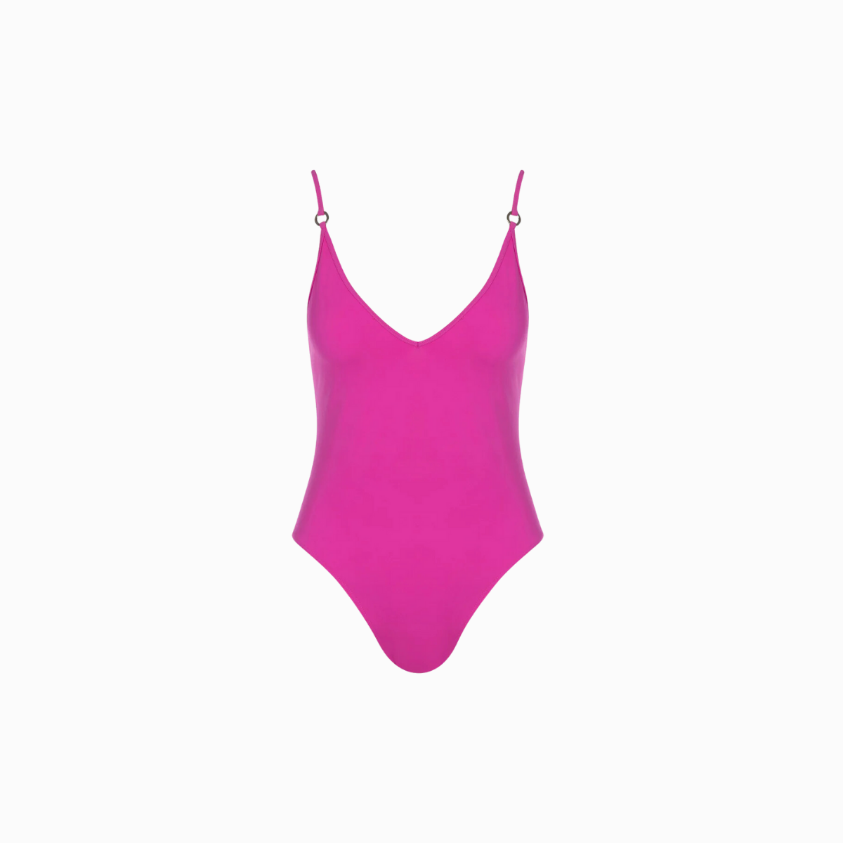 V-Neck One Piece | Magenta