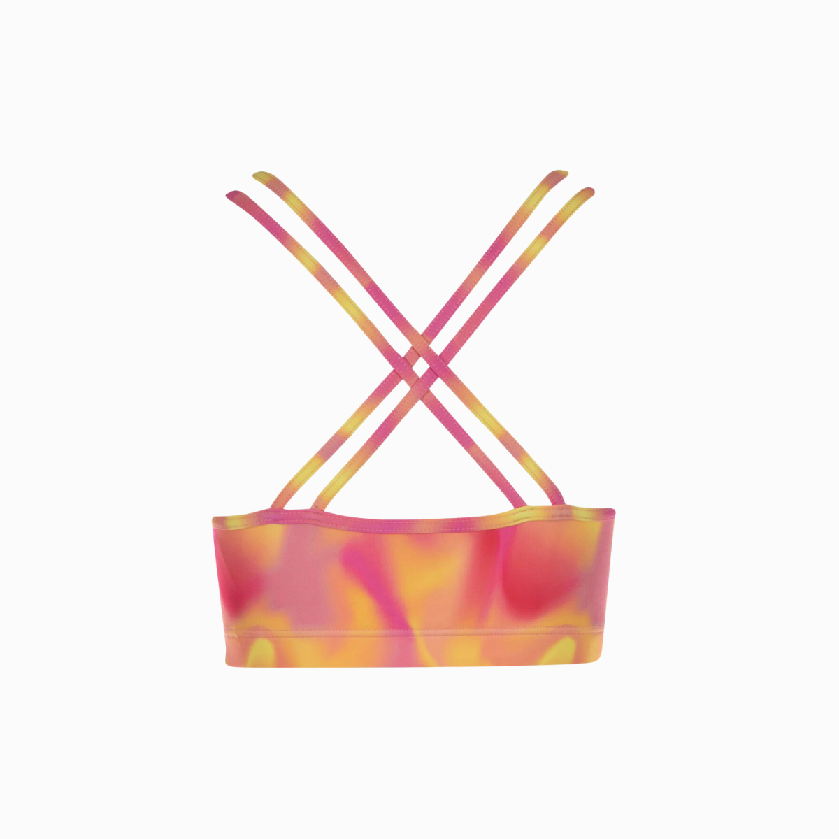 Active Crop Top | Flaming Tie-Dye