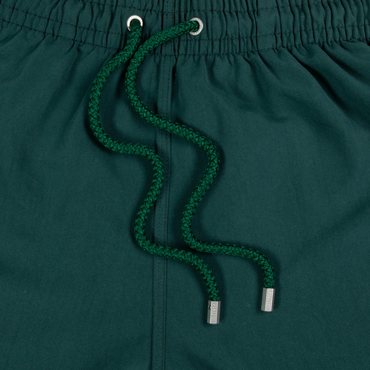 Mid-Length | Plain Embroidery  / Green