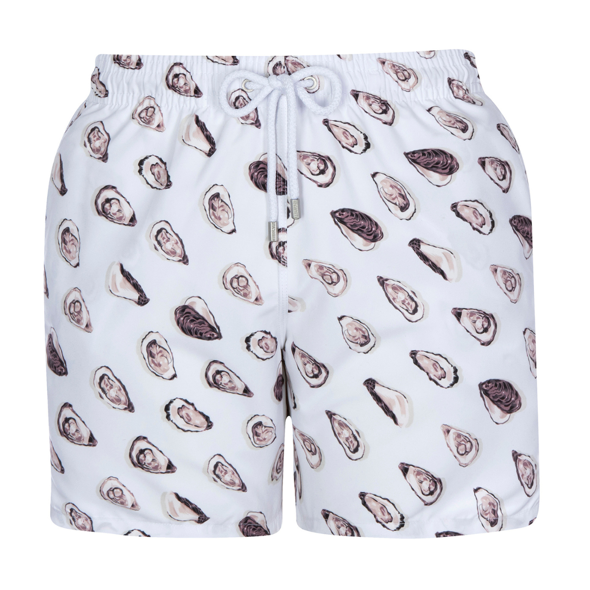 Mid-length Swim Shorts | Oysters / White