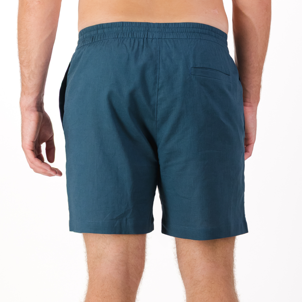 Mens Pull on Shorts / Teal