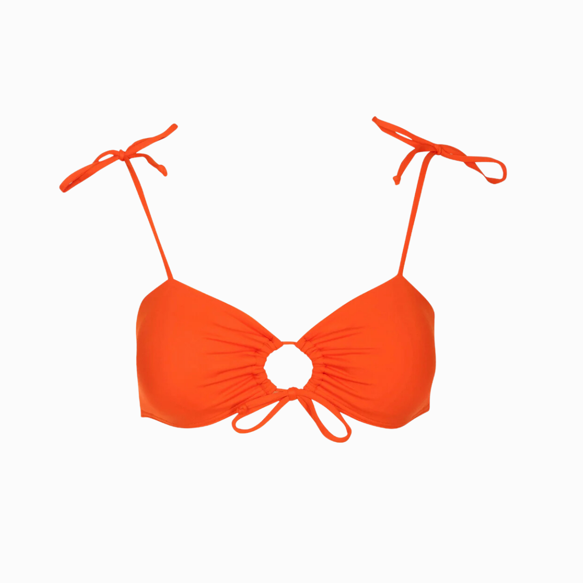 Bandeau Bikini Top | Sunset Red