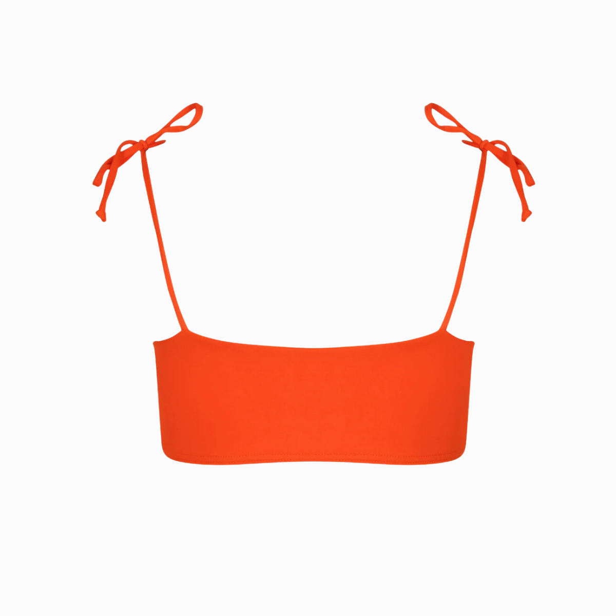 Bandeau Bikini Top | Sunset Red