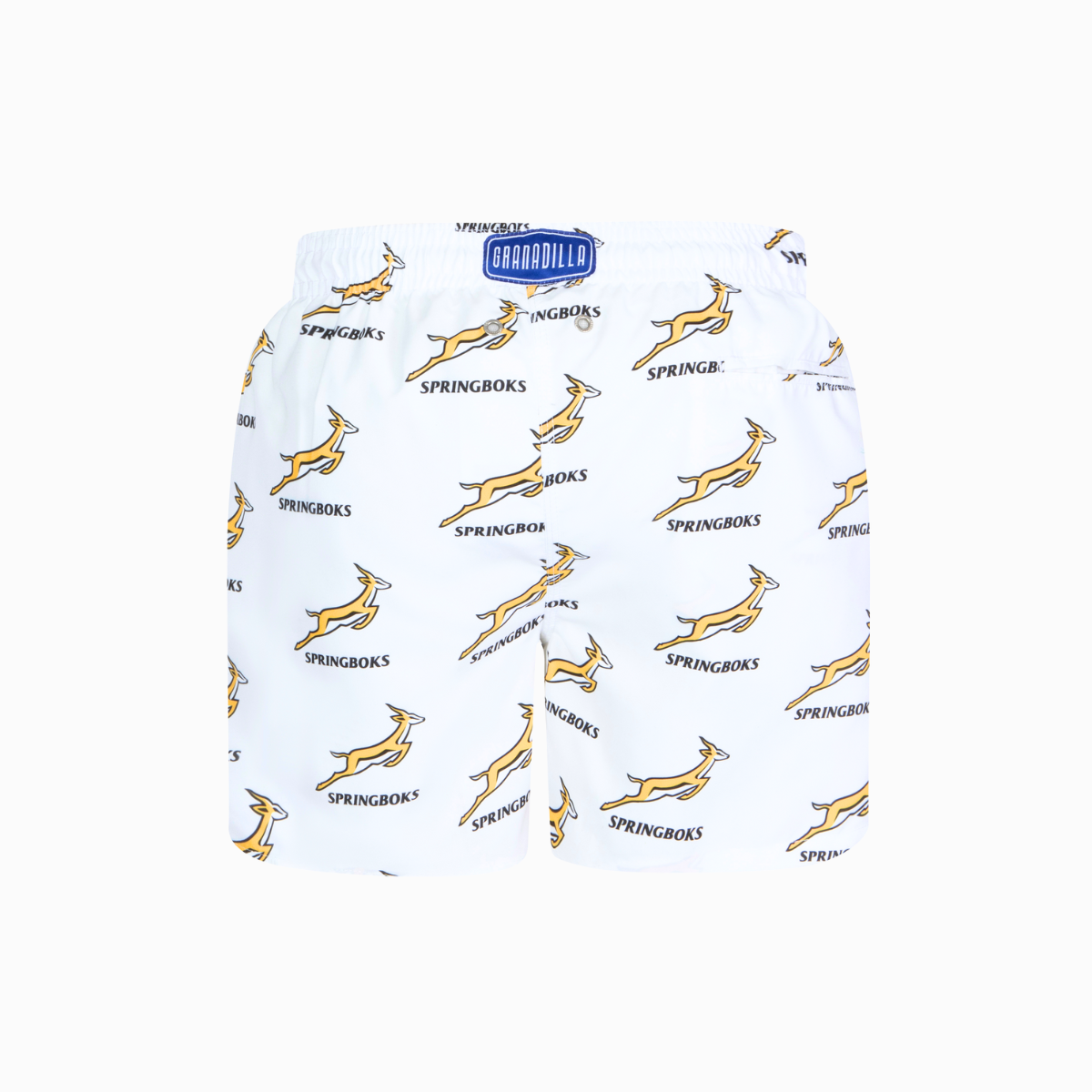 Mid-Length Swim Shorts | SS25 Springbok / White