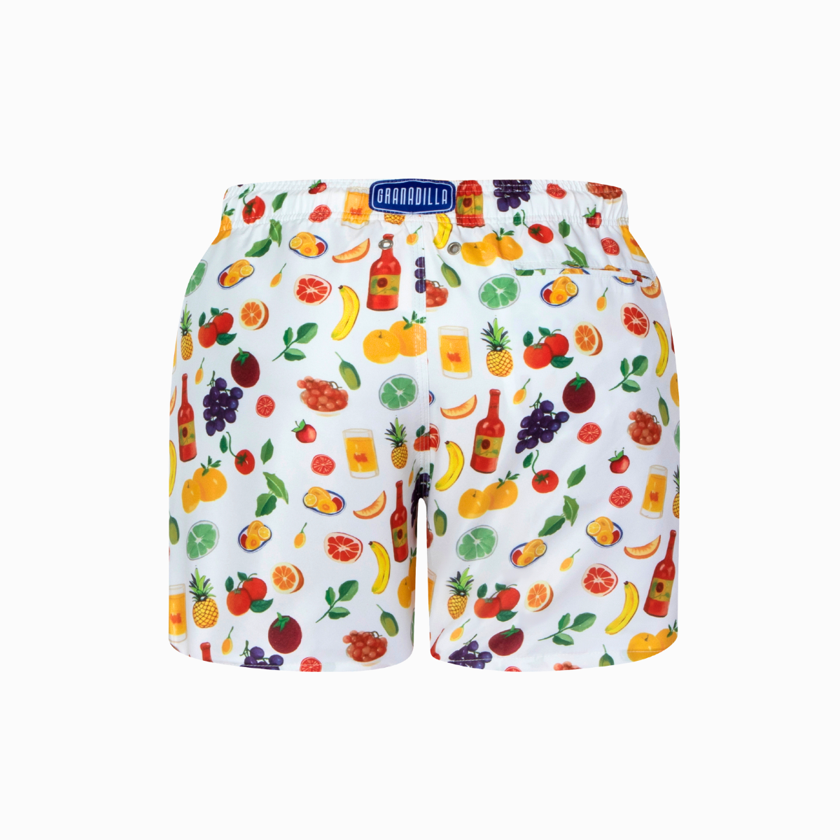 Mid-length Swim Shorts | Picnic / Cream