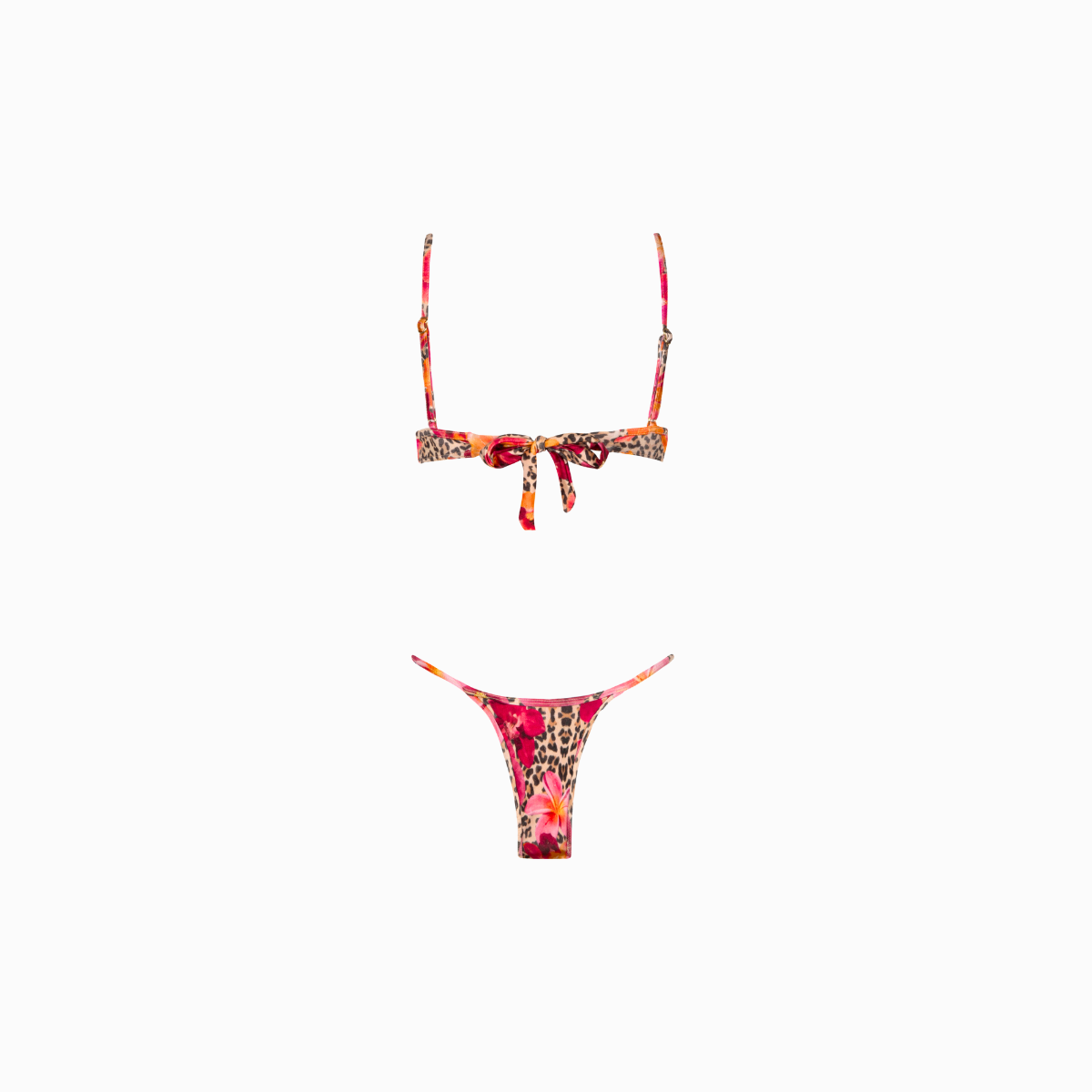 The Leopard Floral Set | Minimal Coverage