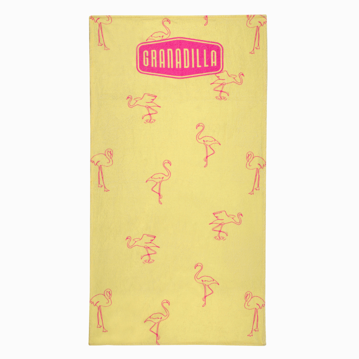 Beach Towel | Flamingo / Yellow