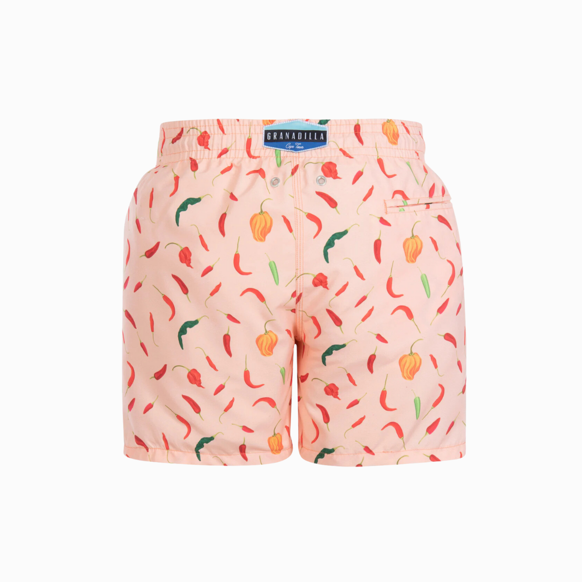 Mid-length Swim Shorts | Chillies / Peach