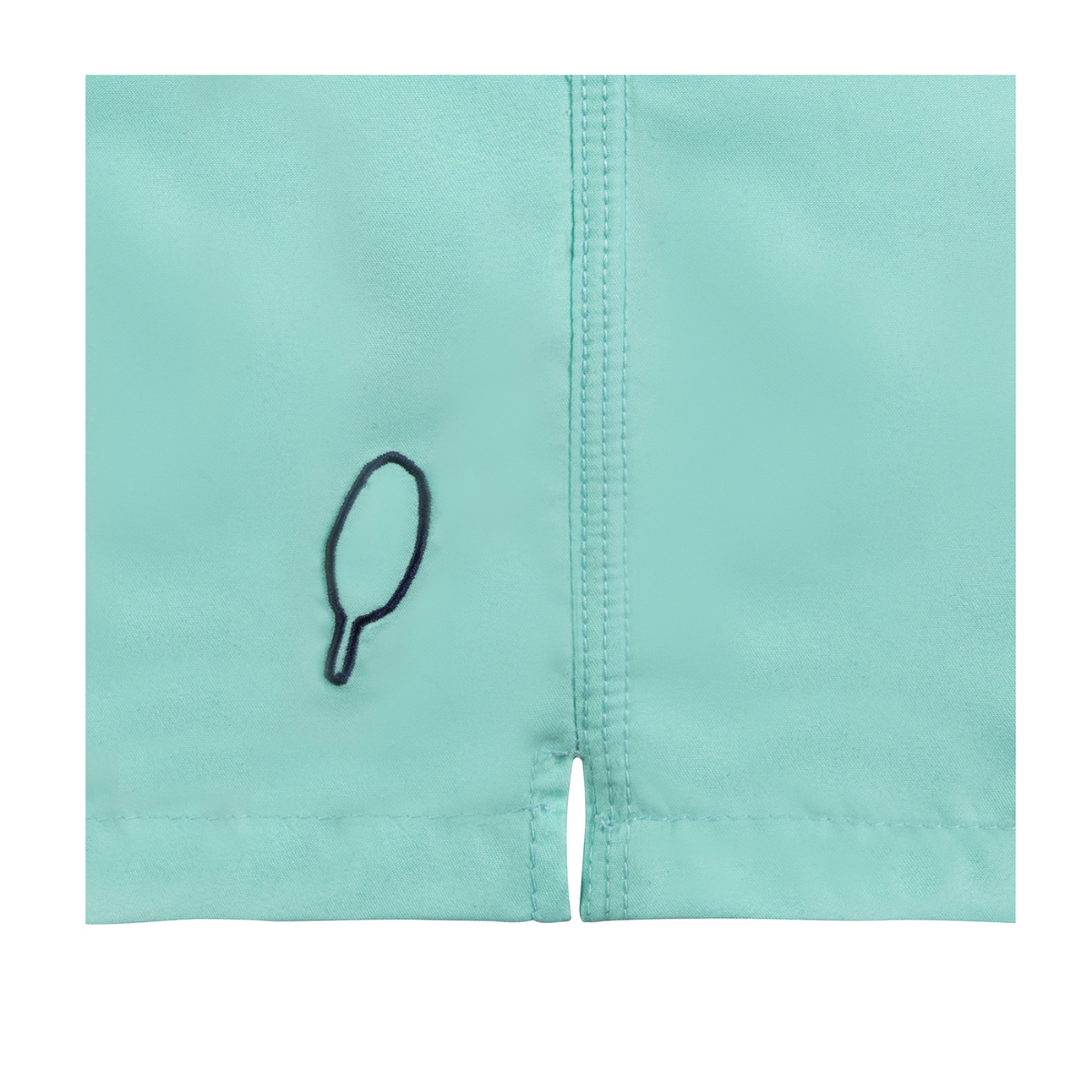 Mid-Length | Plain Embroidery / Mint