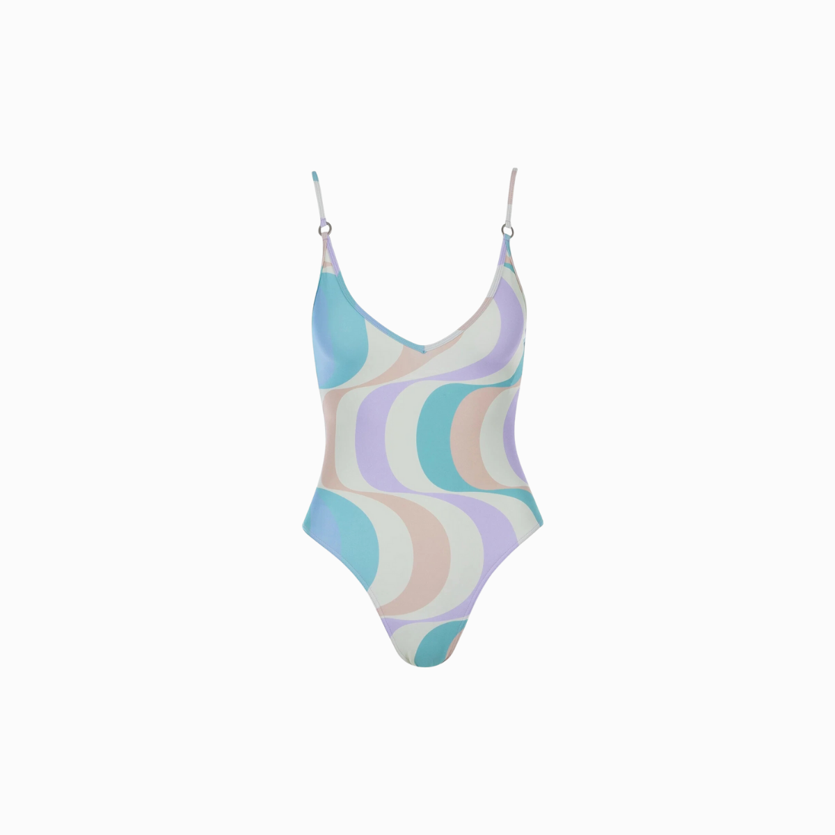 V-Neck One Piece | Candy Waves