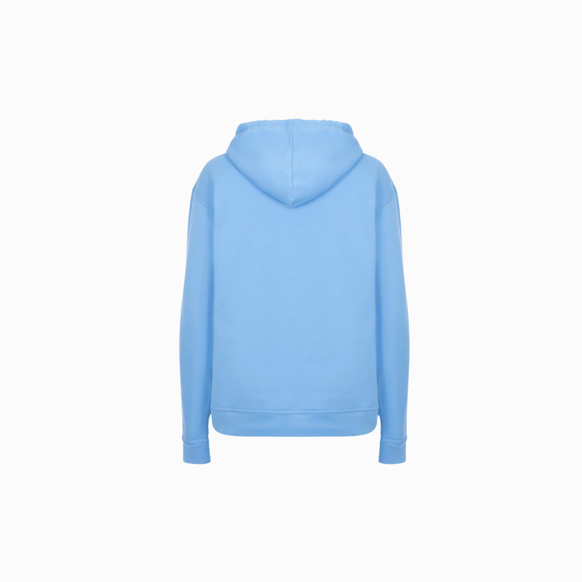 Fitted Hoodie | Pink Daisy / Sky Blue