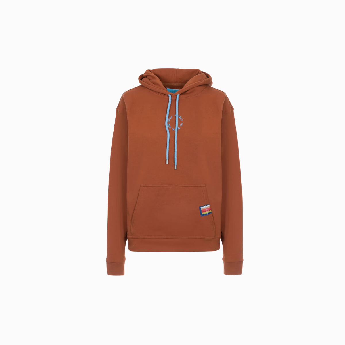 Fitted Hoodie | Circle Lolly To Make You Jolly / Amber