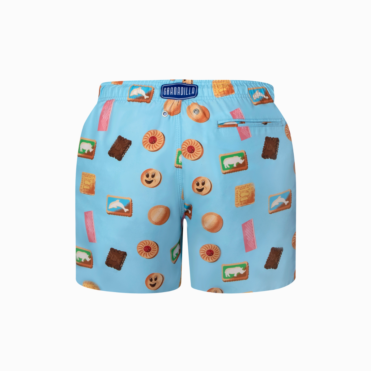 Mid-length Swim Shorts | Jolly Jammer / Blue