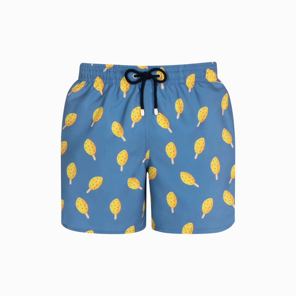 Mid-length Swim Shorts | Lolly / Denim Blue