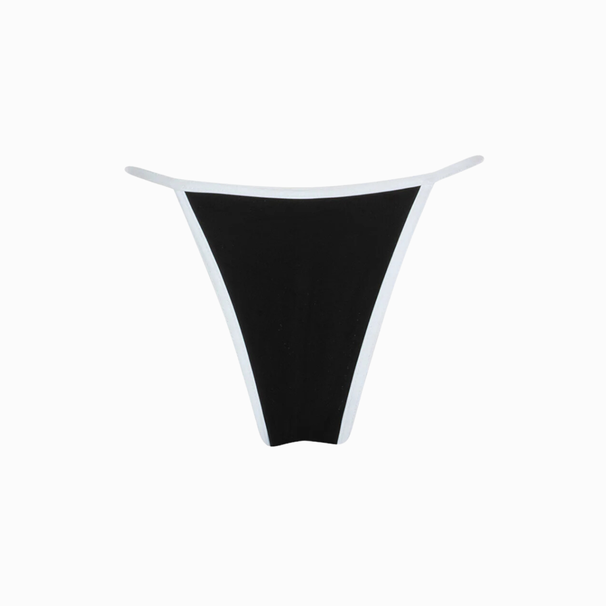 White Binding Bottoms | Black