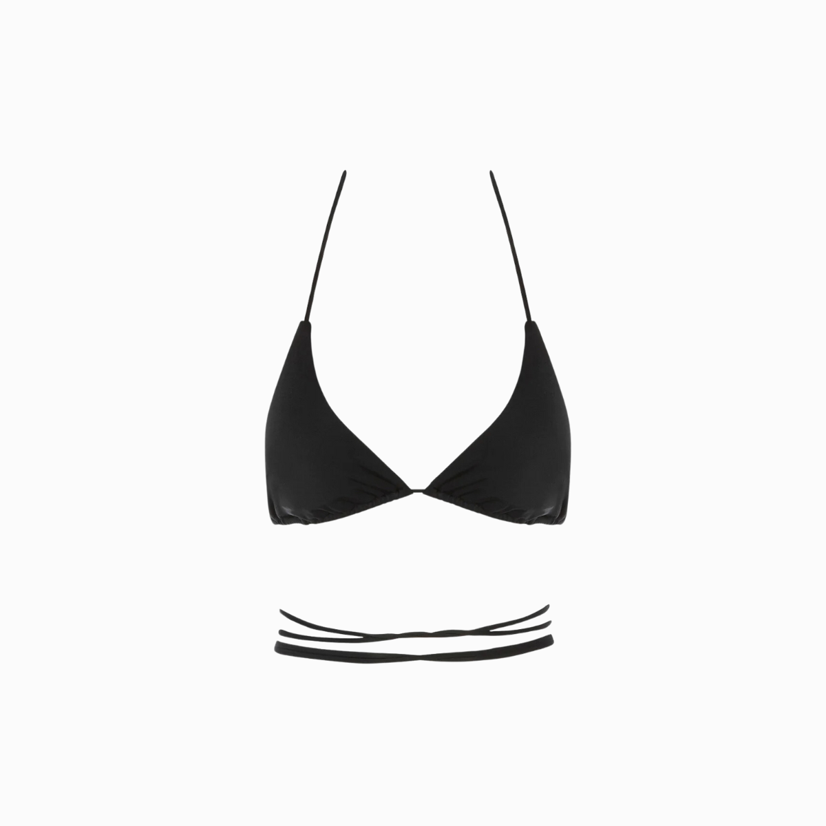 Strappy Bikini Top | Black