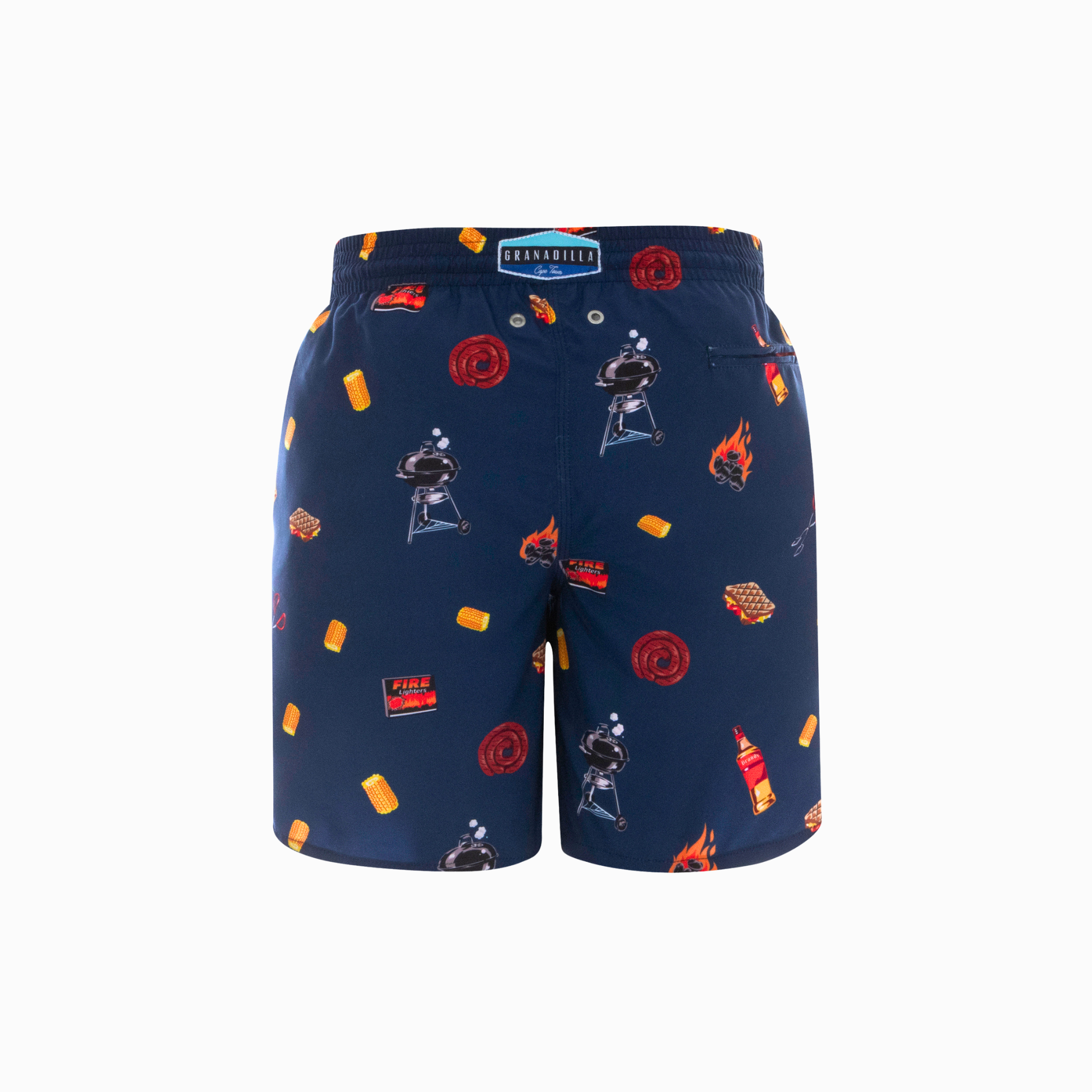 Long Swim Shorts | Braai / Navy