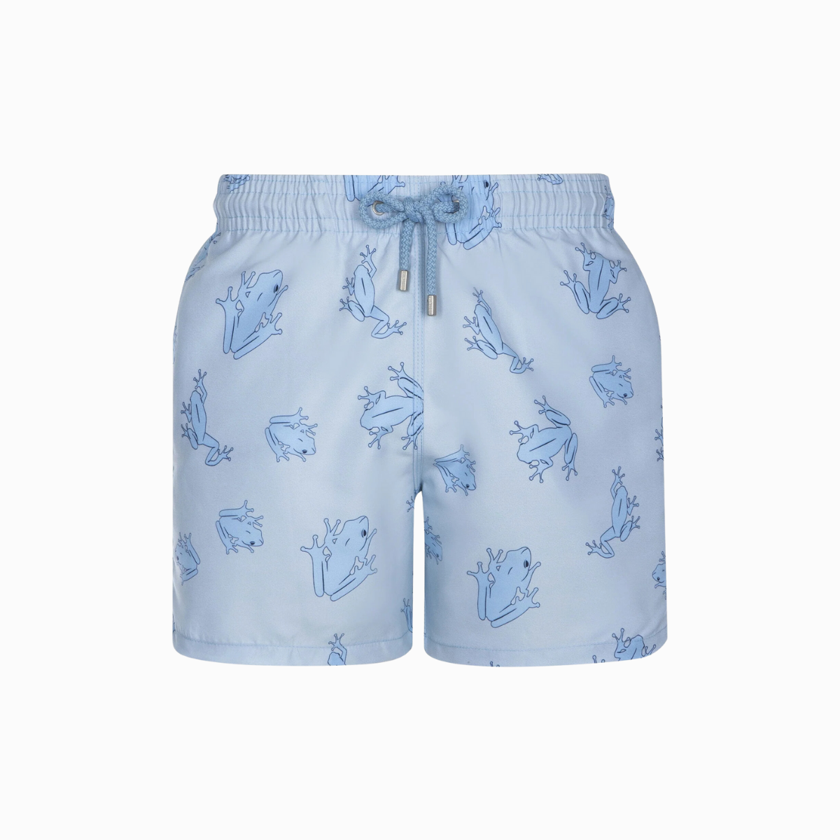 Mid-length Swim Shorts | Frogs / Baby Blue