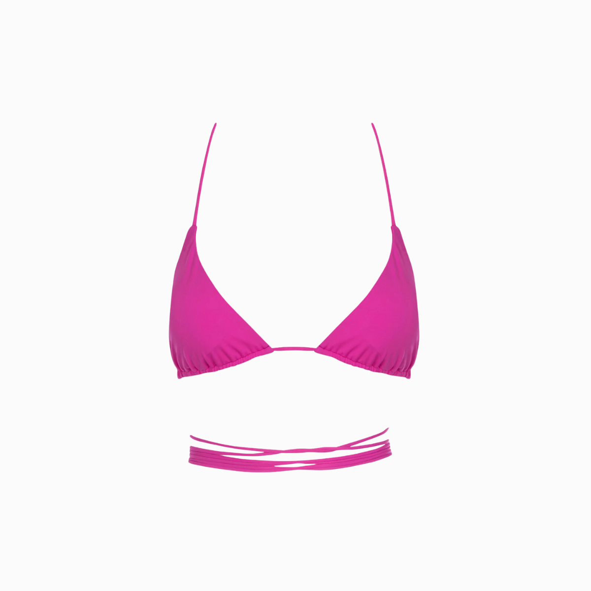 Strappy Bikini Top | Magenta