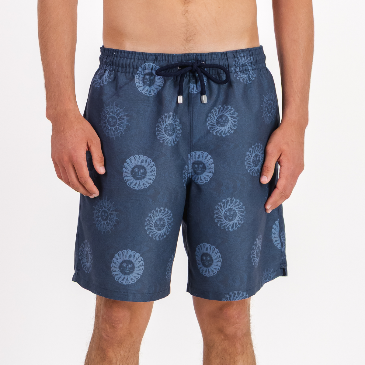 Long Swim Shorts | Helios Sun / Navy