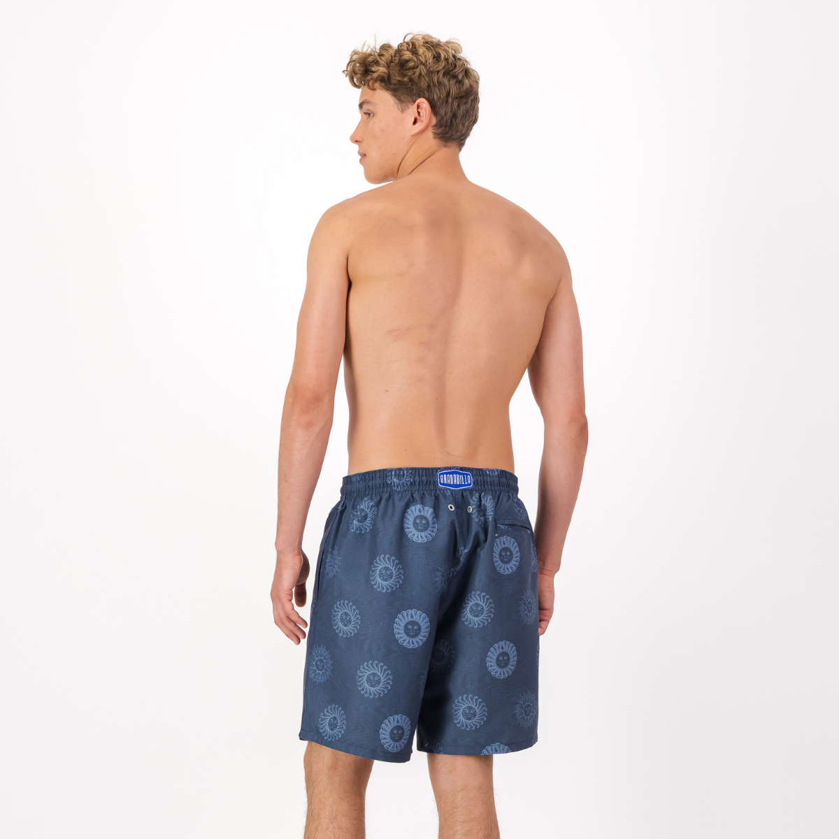 Long Swim Shorts | Helios Sun / Navy