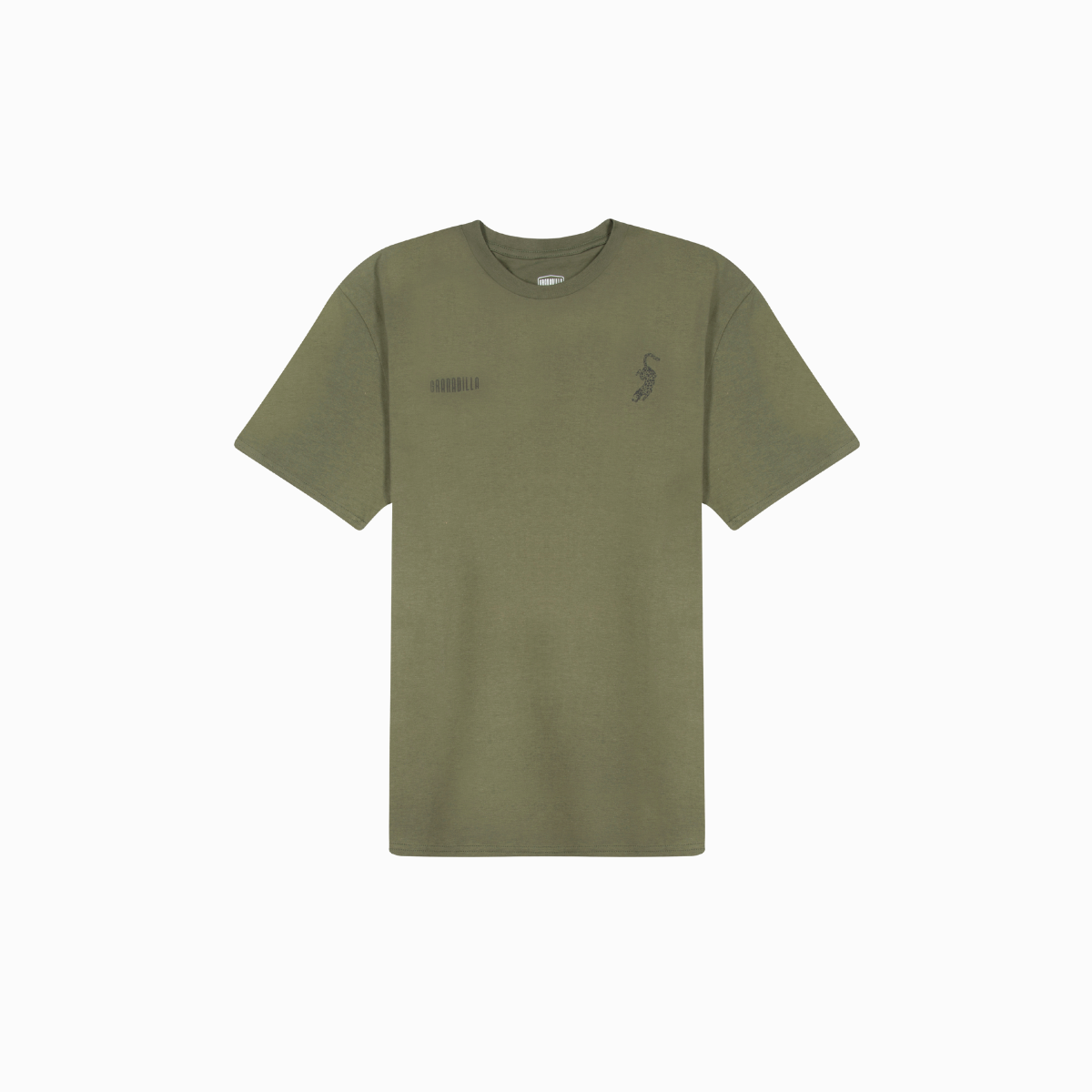 Olive Tee | Leopard