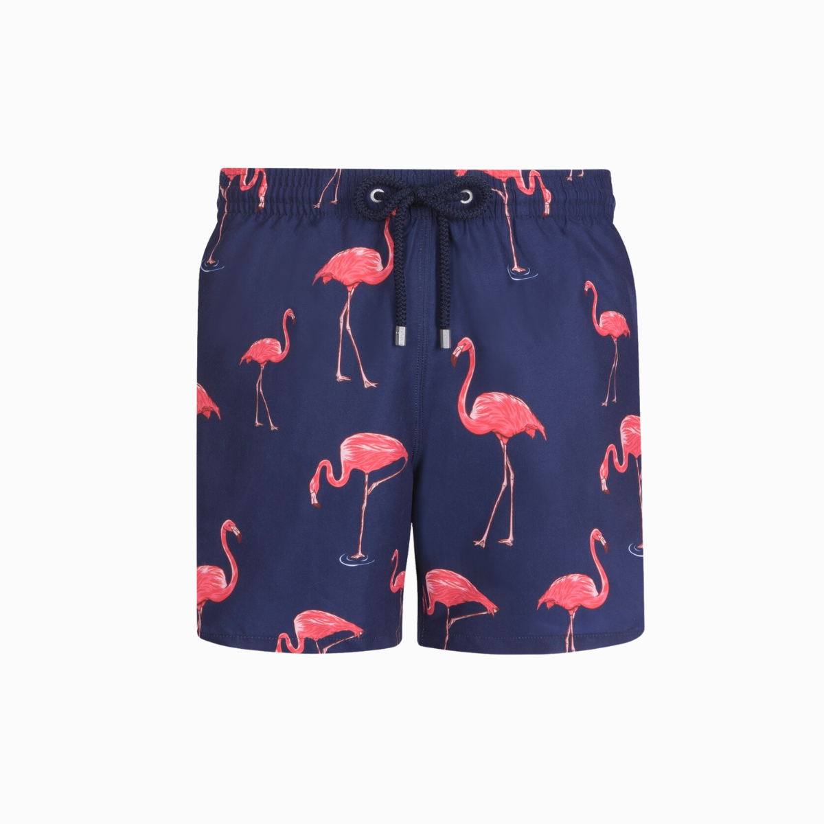 Mid-length Swim Shorts | Big Flamingo / Navy / SS23