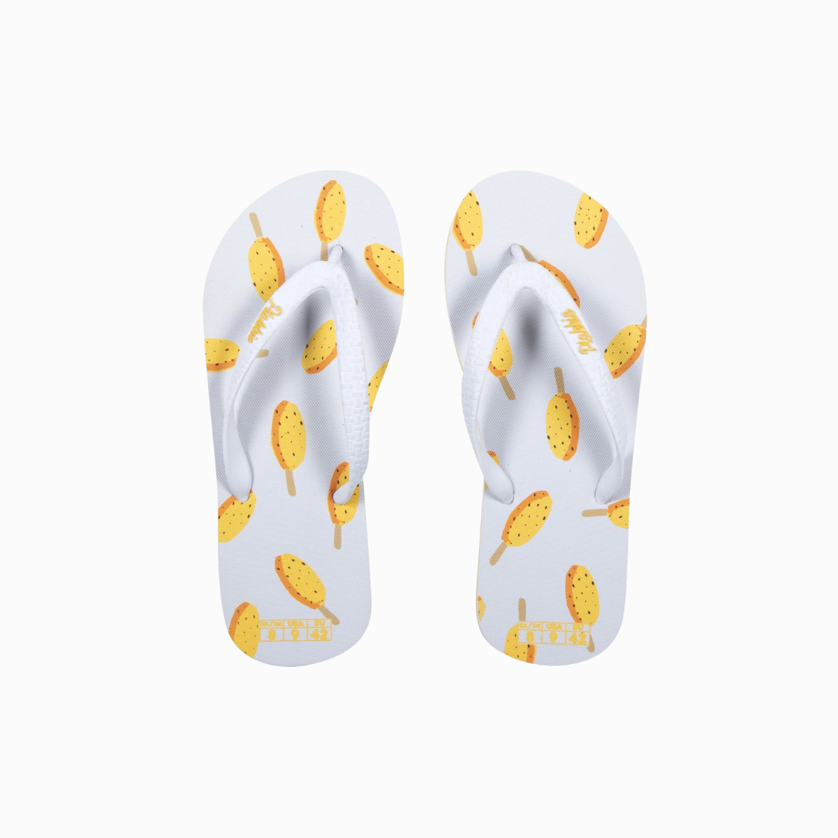 Granadilla Lolly Flip Flops  | White