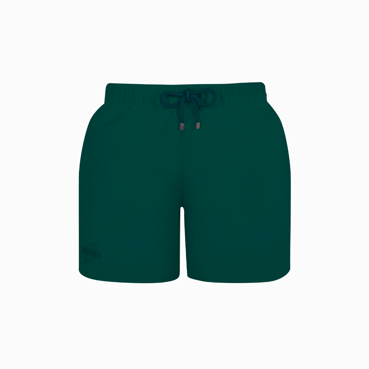 Mid-Length | Plain Embroidery  / Emerald