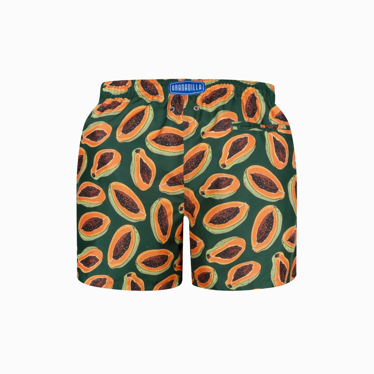 Mid-length Swim Shorts | Pawpaw / Emerald