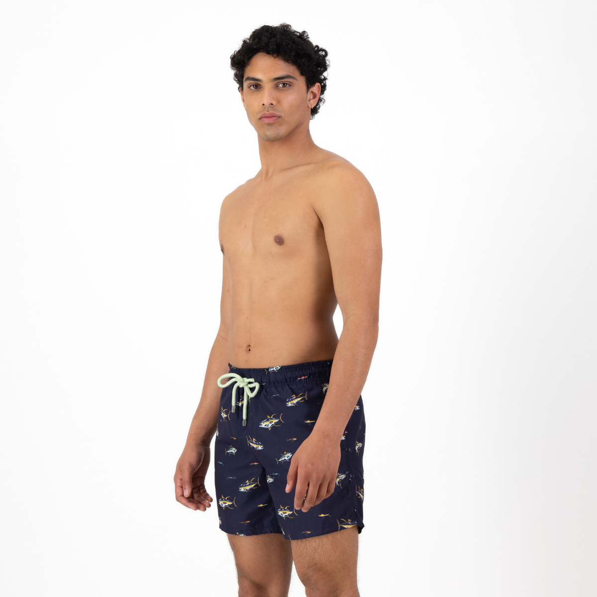 Mid-length Swim Shorts | Tuna / Navy