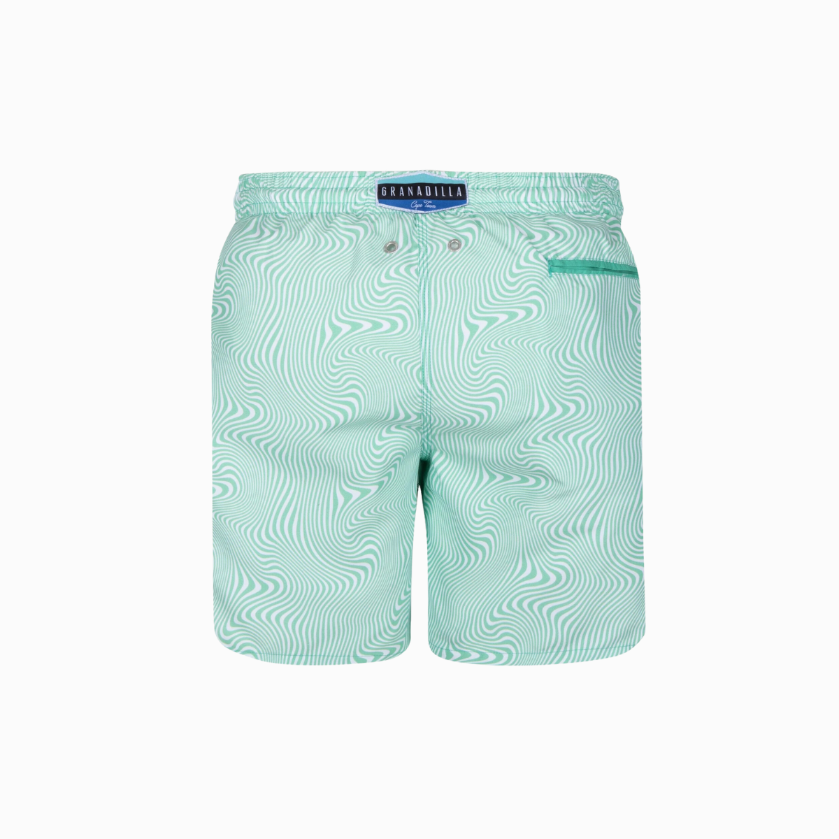 Mid-length Swim Shorts | Warp / Mint