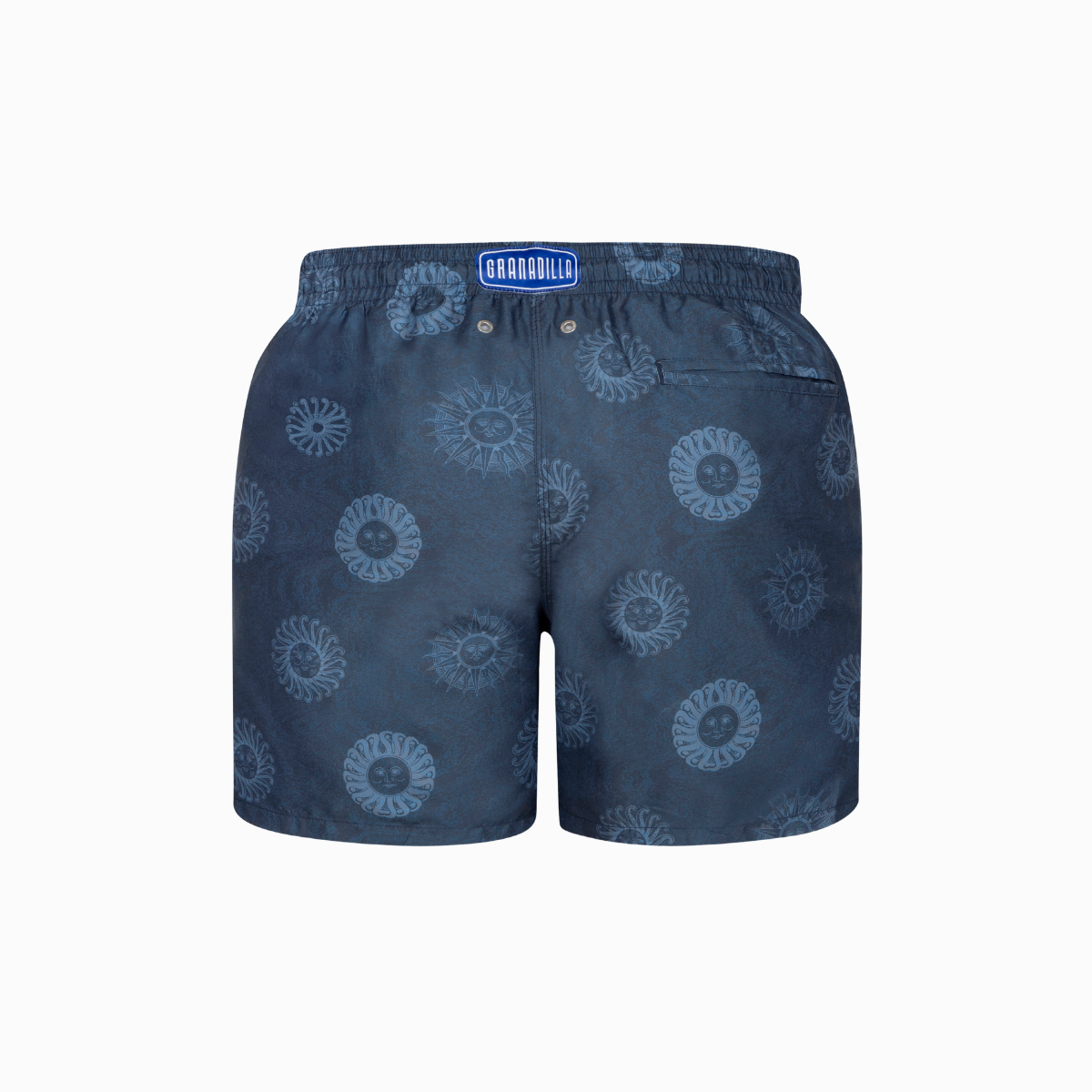 Mid-length Swim Shorts | Helios Sun / Navy
