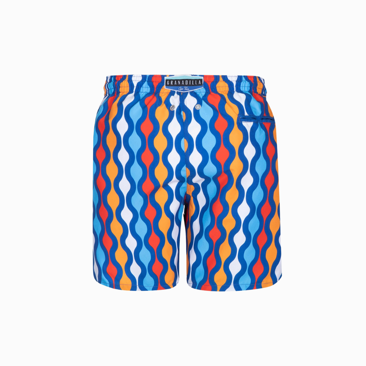 Mid-length Swim Shorts | 60's Oblong / Navy