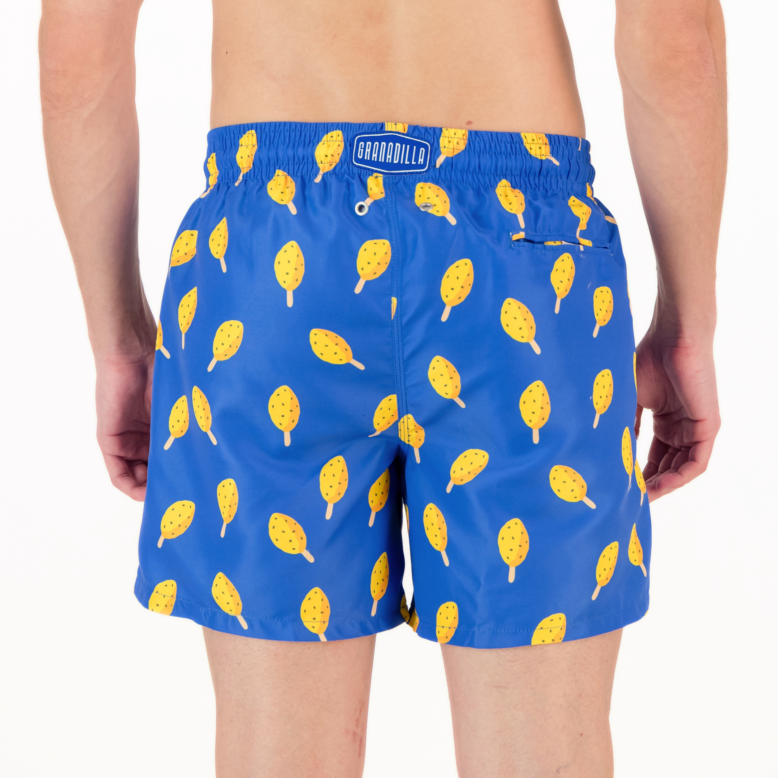 Mid-length Swim Shorts | Lolly / Cobalt