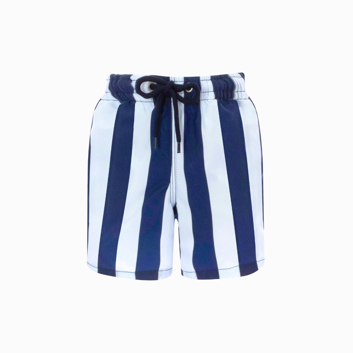 Kids Swim Shorts | Stripe / Navy