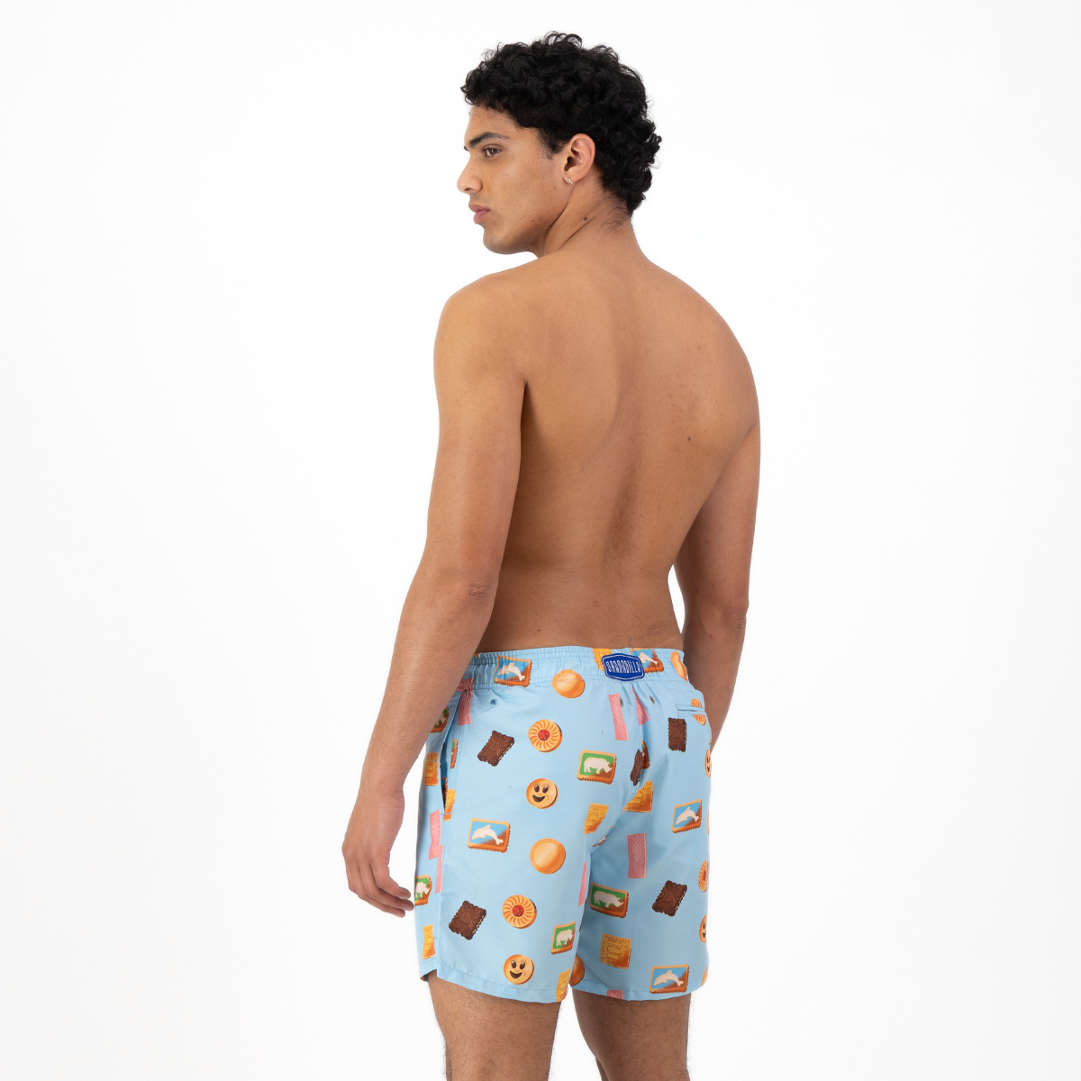 Mid-length Swim Shorts | Jolly Jammer / Blue