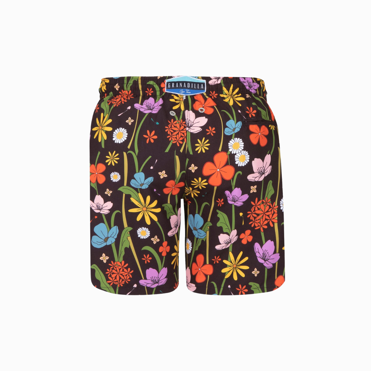 Mid-length Swim Shorts | English Garden / Black